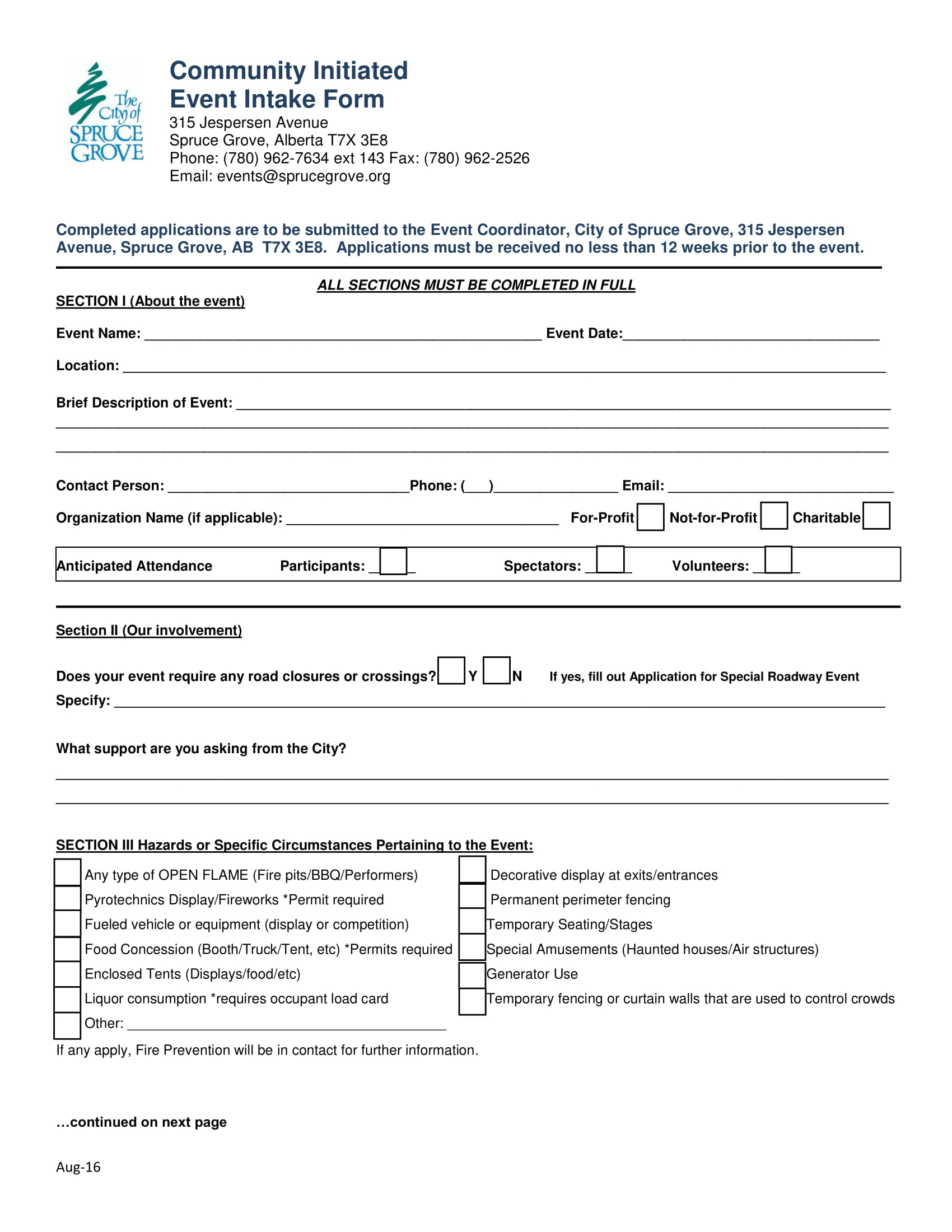 FREE 4+ Event Planning Intake Forms in PDF MS Word