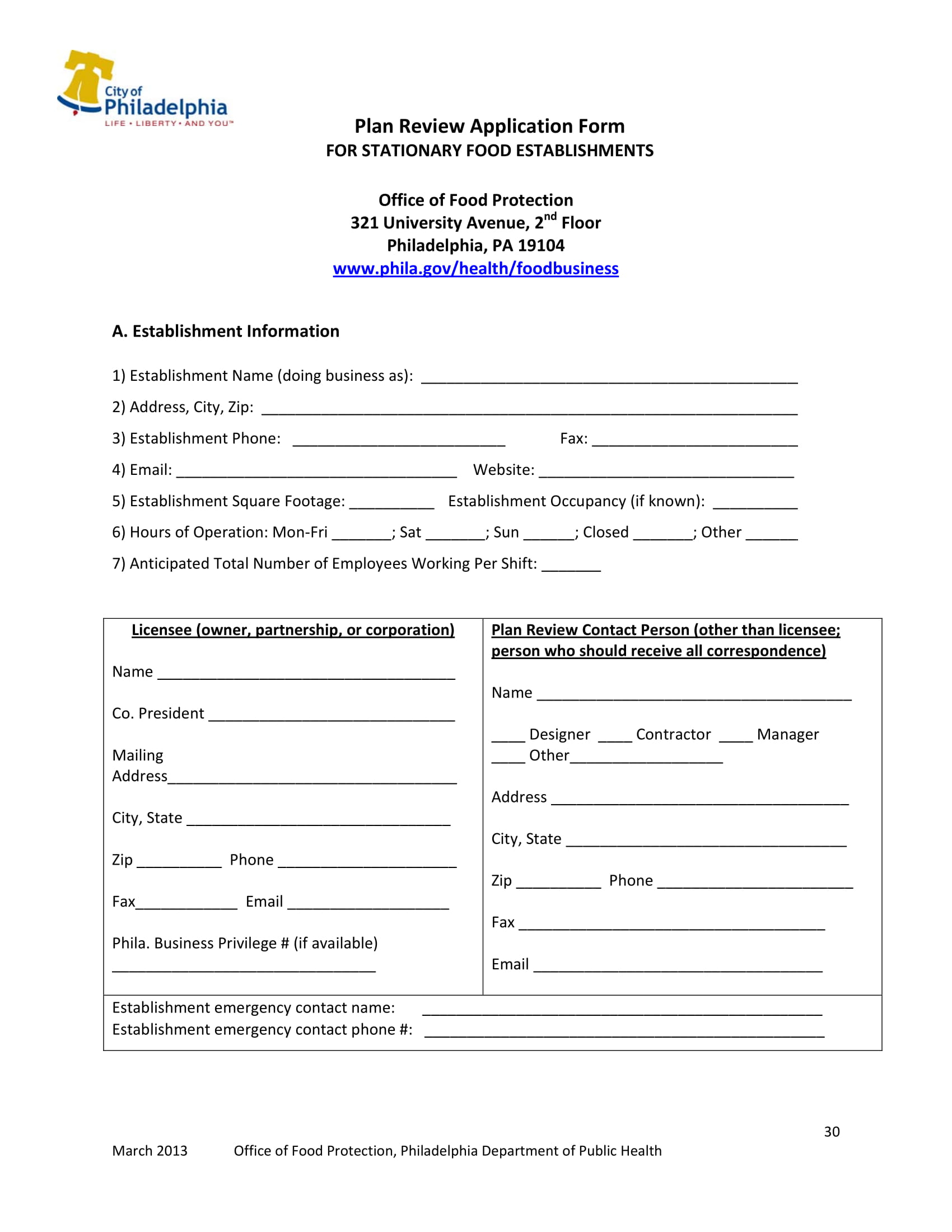 FREE 11 Restaurant Review Form Samples PDF MS Word Google Docs