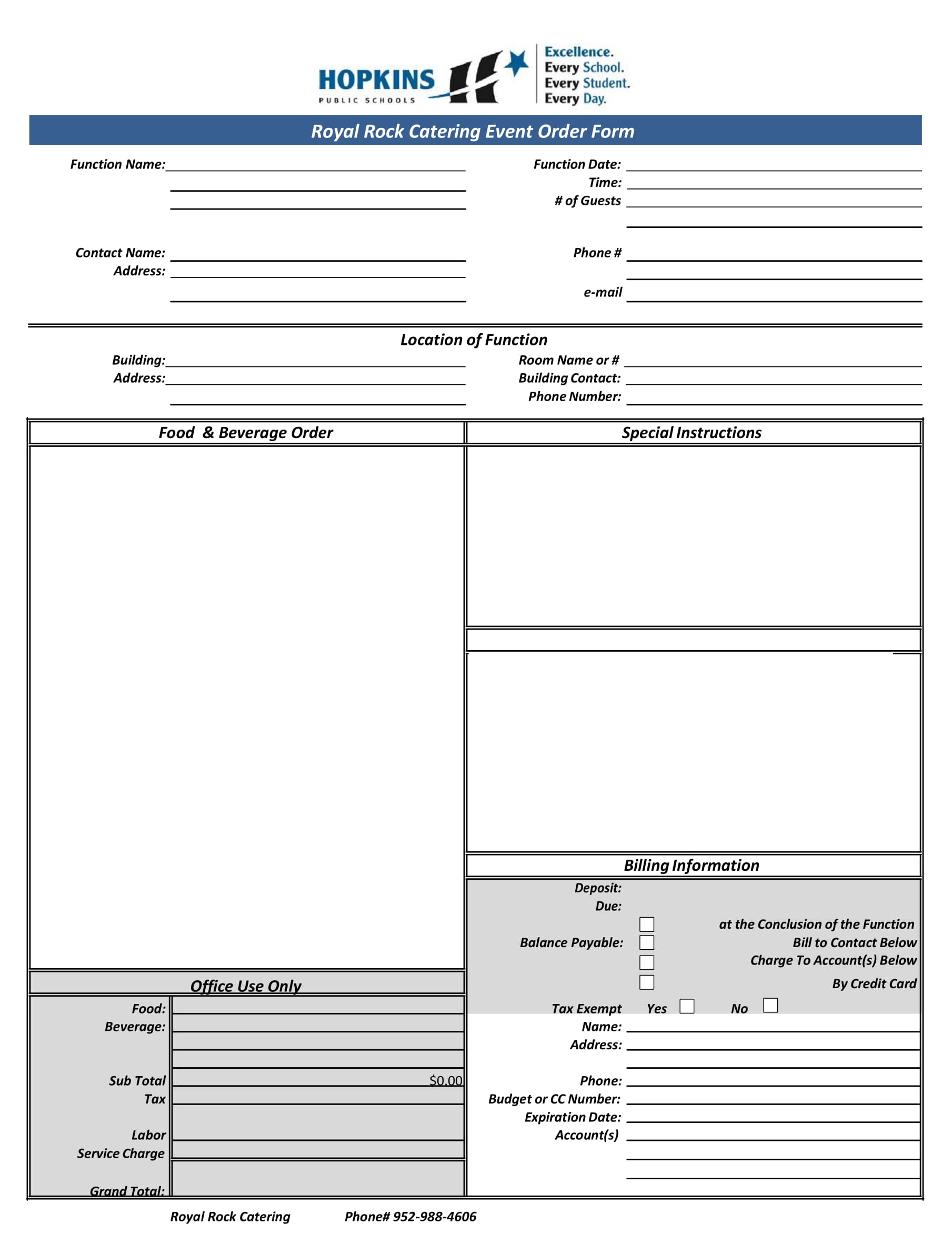 blank catering event order form 1