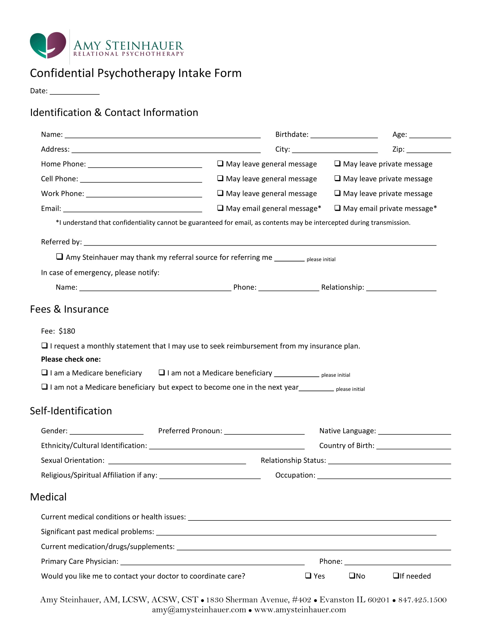 Free Printable Counseling Intake Forms Printable Form Templates And