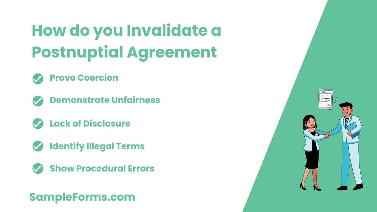 how do you invalidate a postnuptial agreement