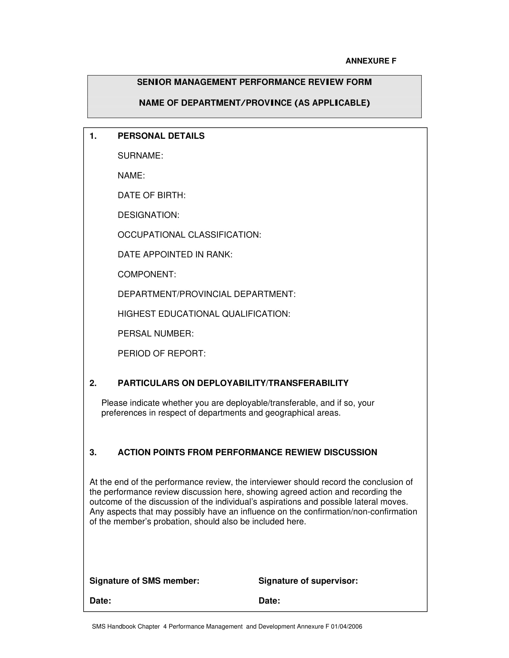 FREE 8+ Manager Job Application and Review Forms in PDF