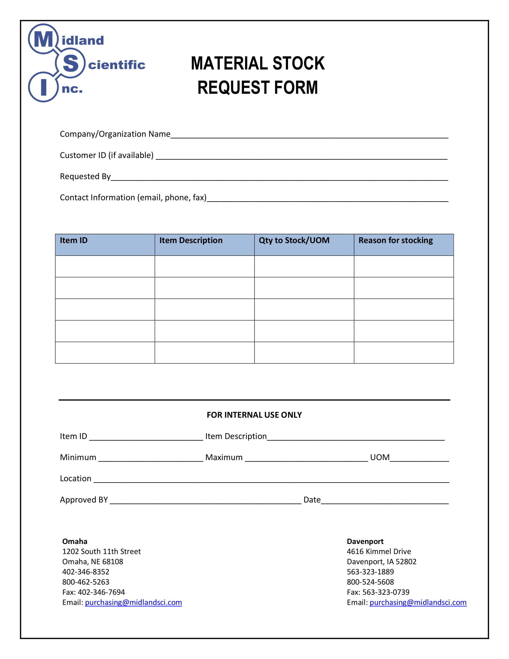 FREE 7+ Stock Requisition Forms in PDF MS Word