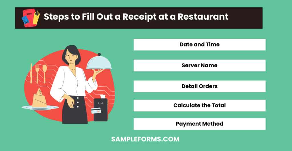 steps to fill out a receipt at a restaurant 1024x530