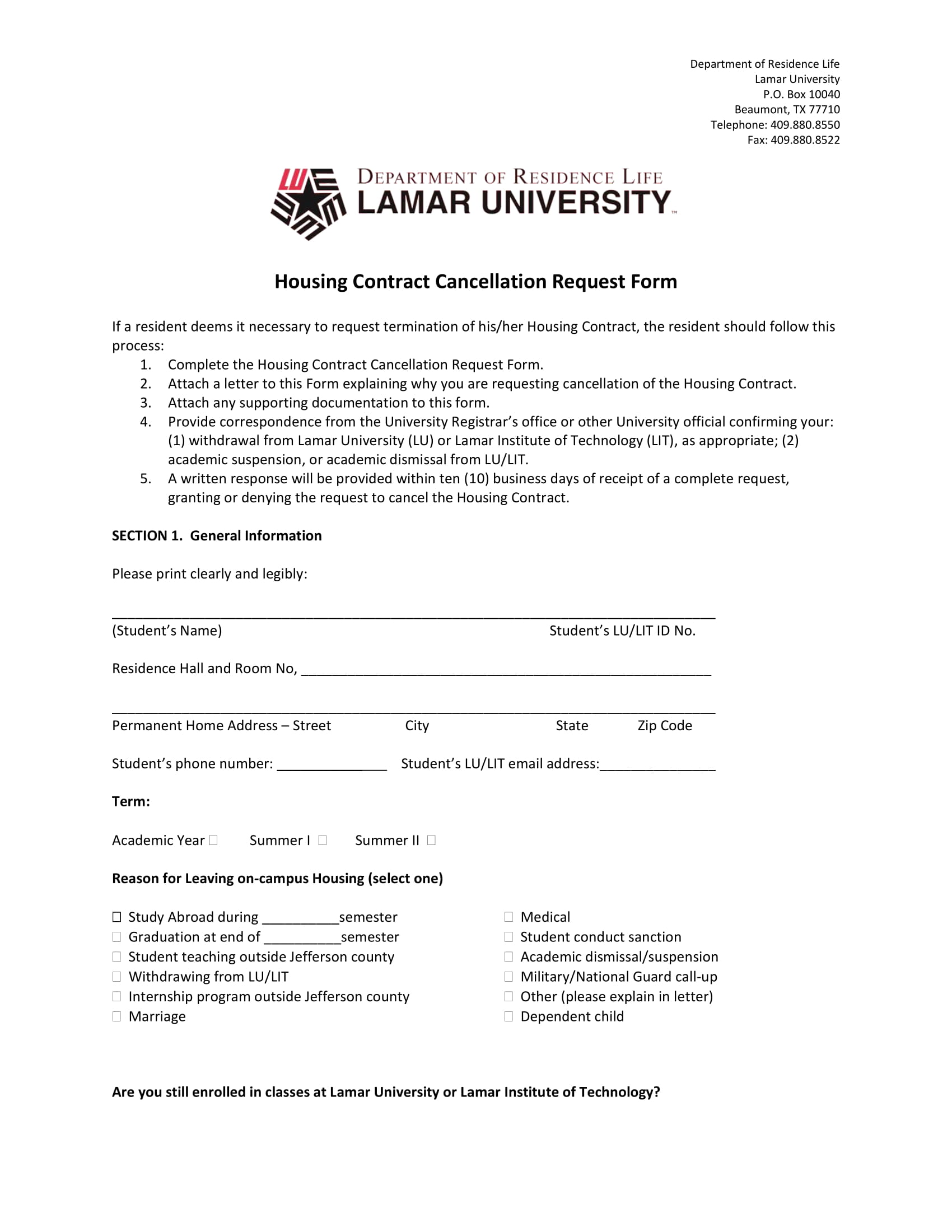 FREE 5+ Housing Contract Forms in PDF