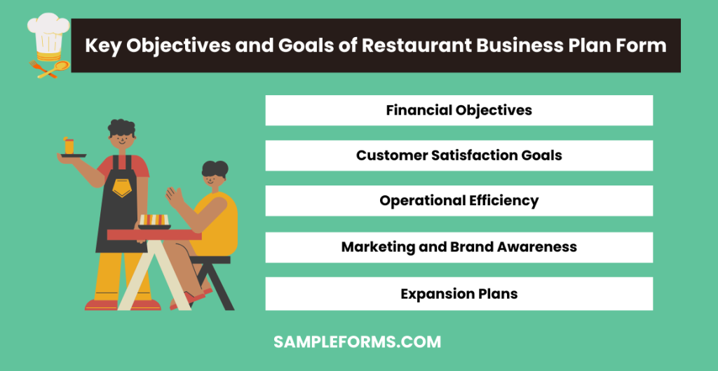 key objectives and goals restaurant business plan form 1024x530