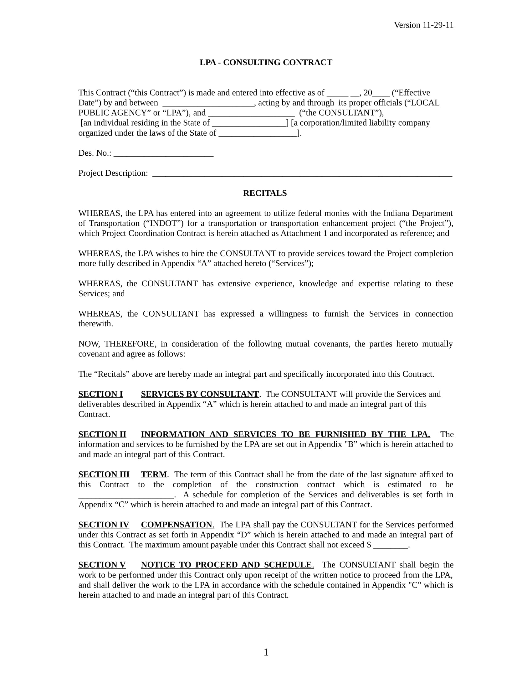 local public agency consulting contract form 01