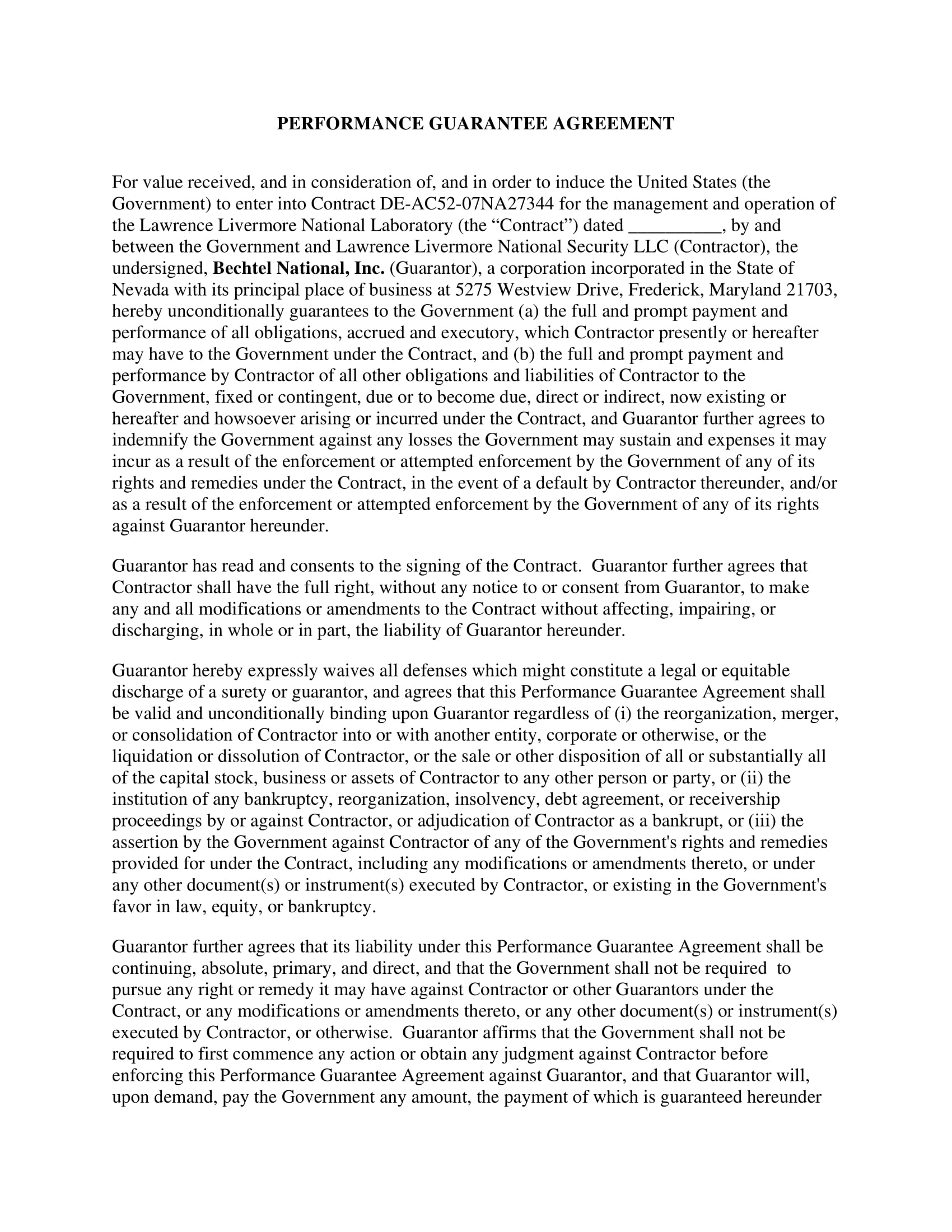 FREE 6+ Guaranty Agreement Contract Forms in PDF MS Word