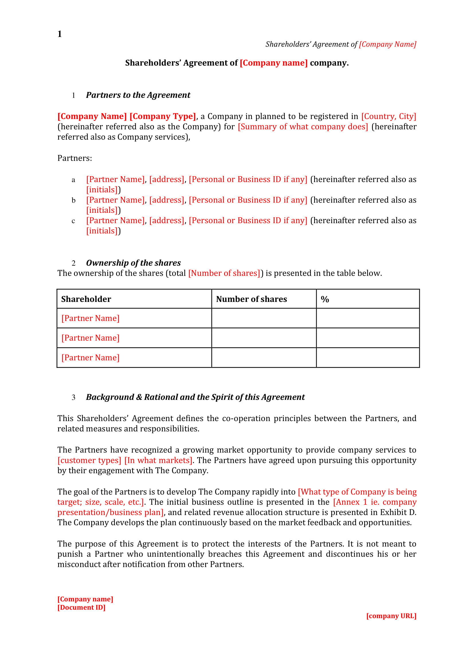 Key Holder Agreement Template