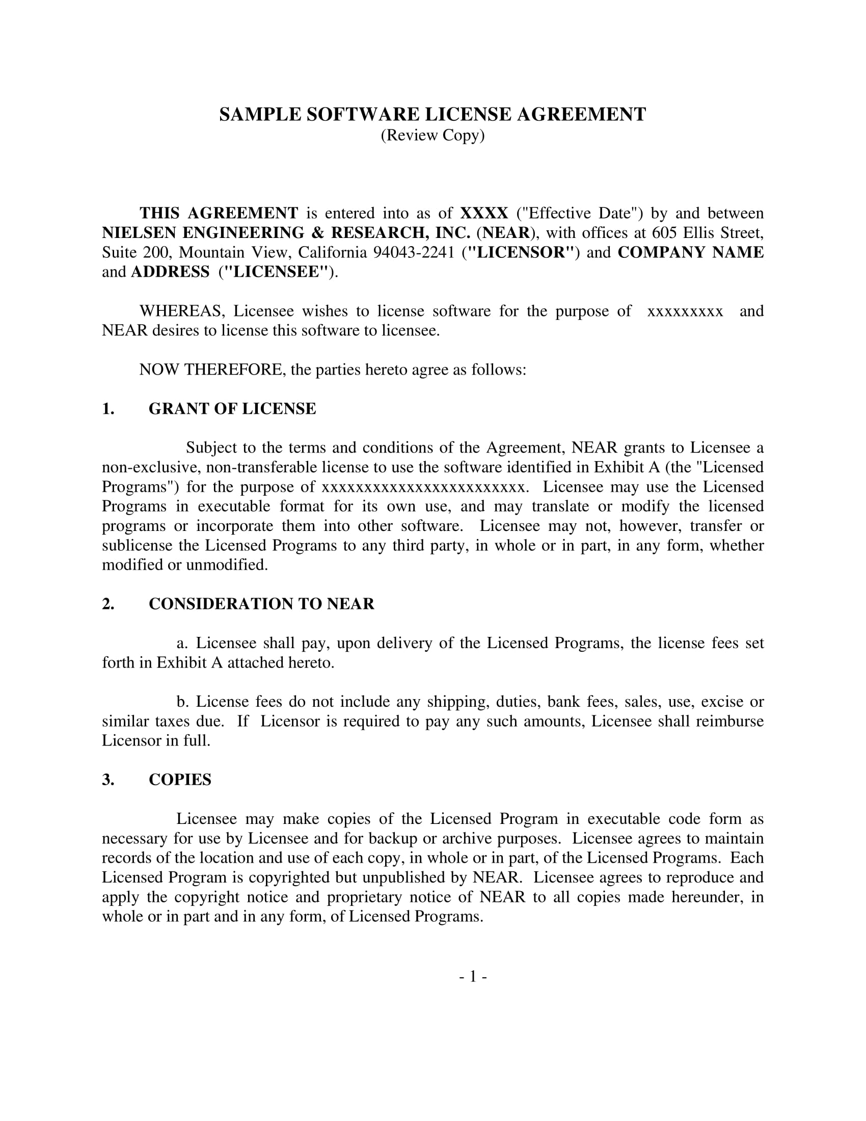FREE 8+ Software Agreement Contract Form Samples, PDF, MS Word, Google Docs