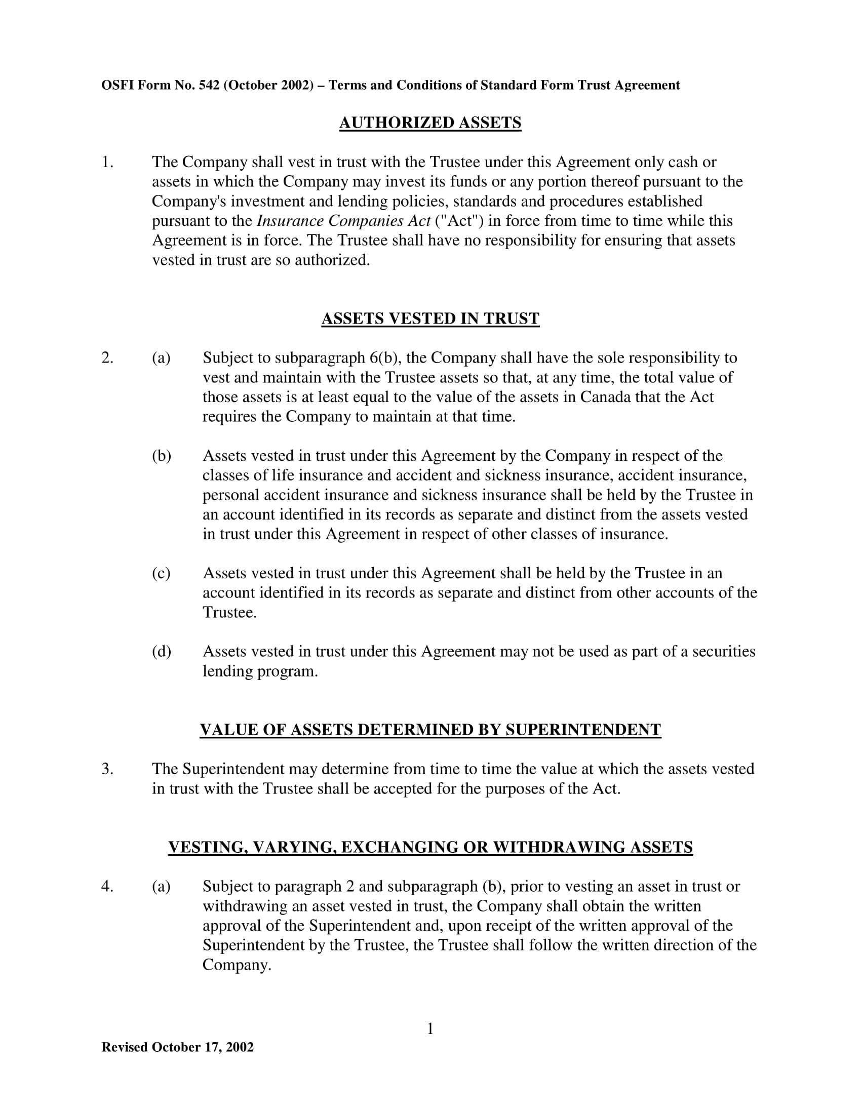 trust agreement sample form 03