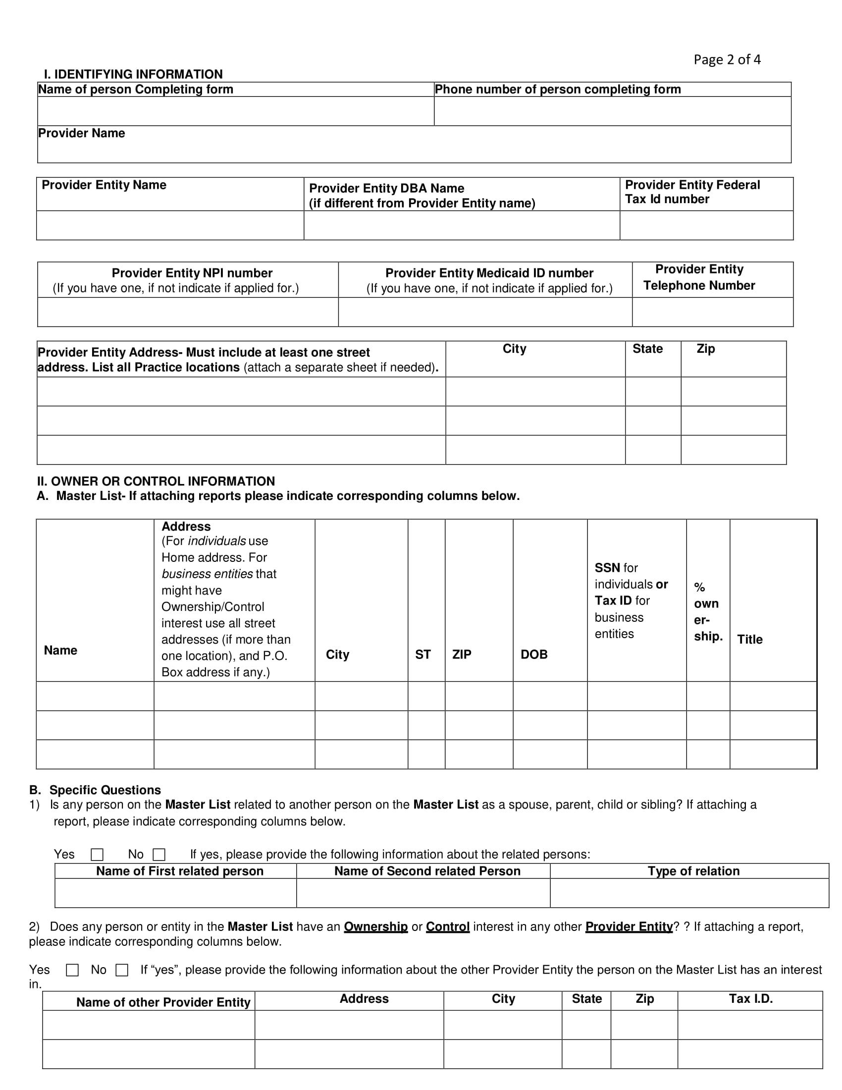 legal disclosure of ownership form 2