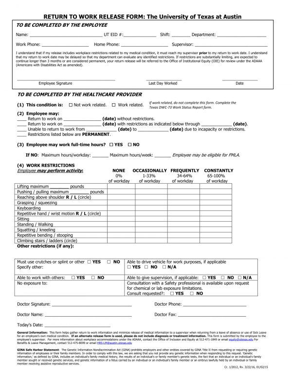 return to work release form in pdf 1 e1525847220243