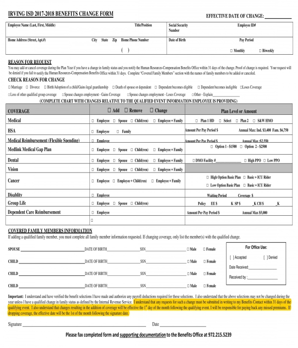FREE 7+ Compensation and Benefits Forms in PDF
