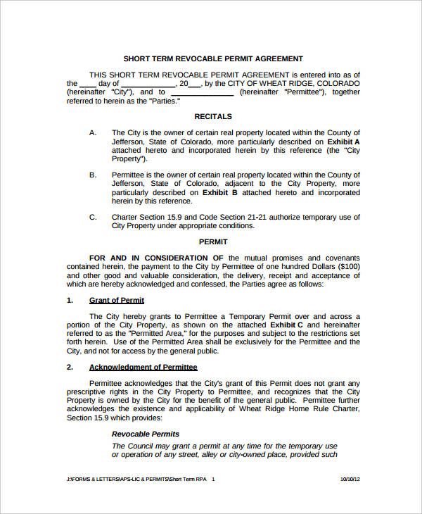 FREE 15+ License Agreement Short Form Samples, PDF, MS Word, Google Docs