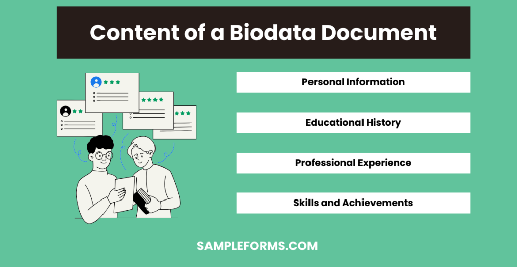 content of a biodata document 1024x530