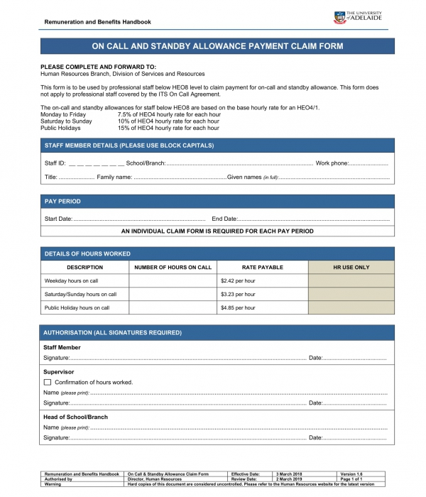 free-32-allowance-forms-in-pdf-ms-word-excel