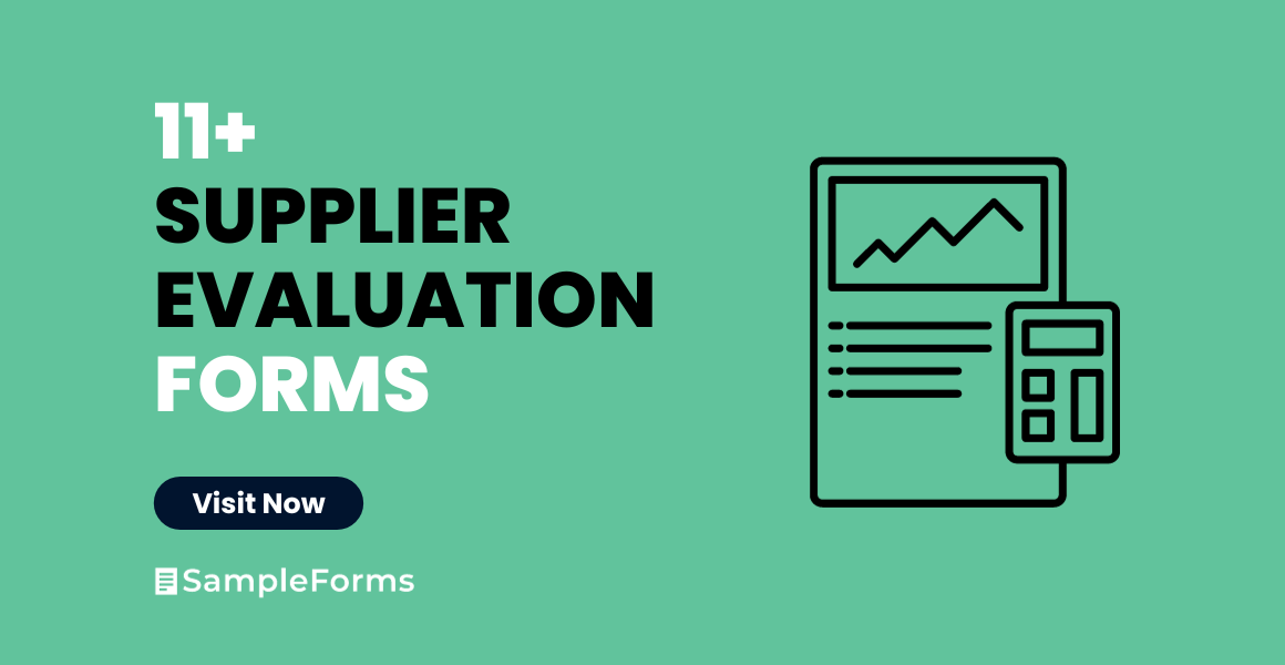 supplier evaluation form