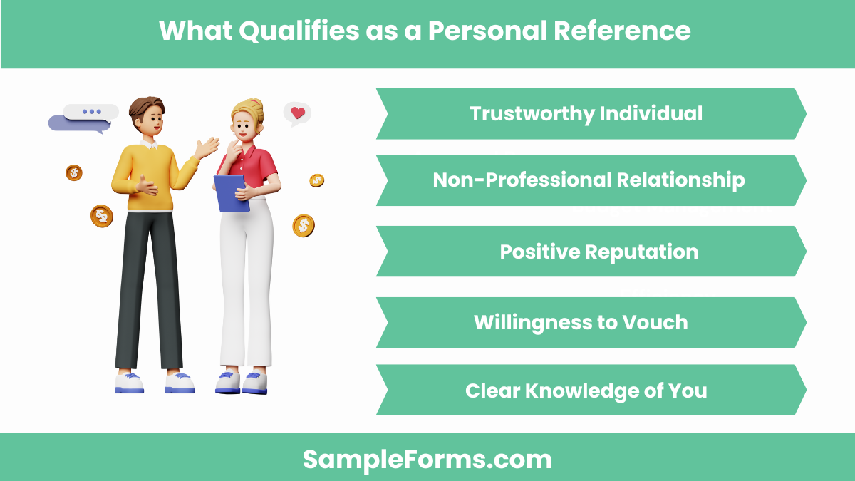 what qualifies as a personal reference