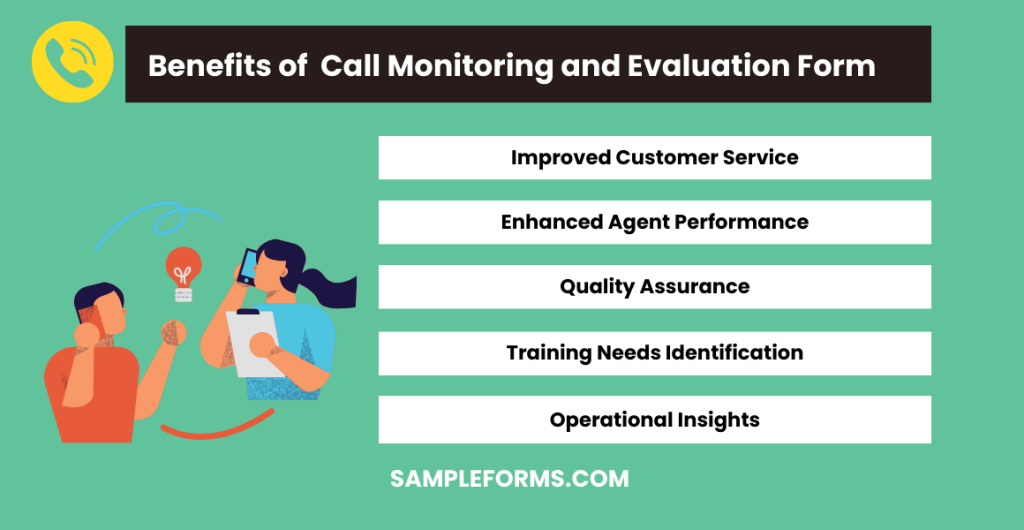 benefits of call monitoring and evaluation form 1024x530