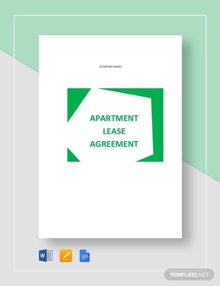 apartment lease agreement template