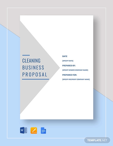 FREE 8  Cleaning Proposal Forms in MS Word PDF