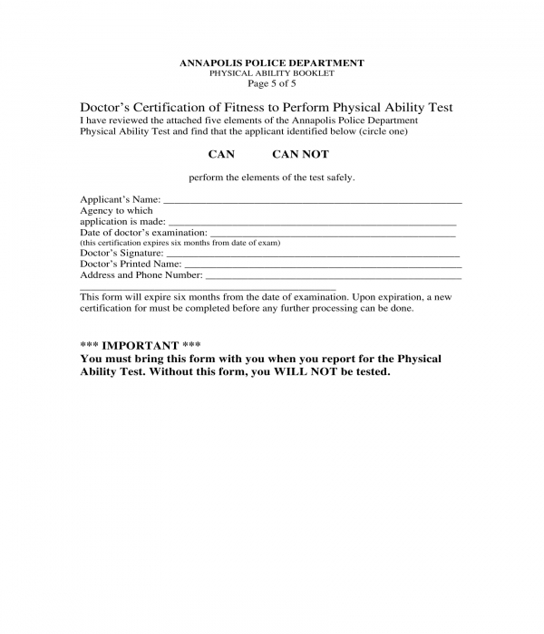 FREE 10+ Generic PreEmployment Physical Forms in PDF