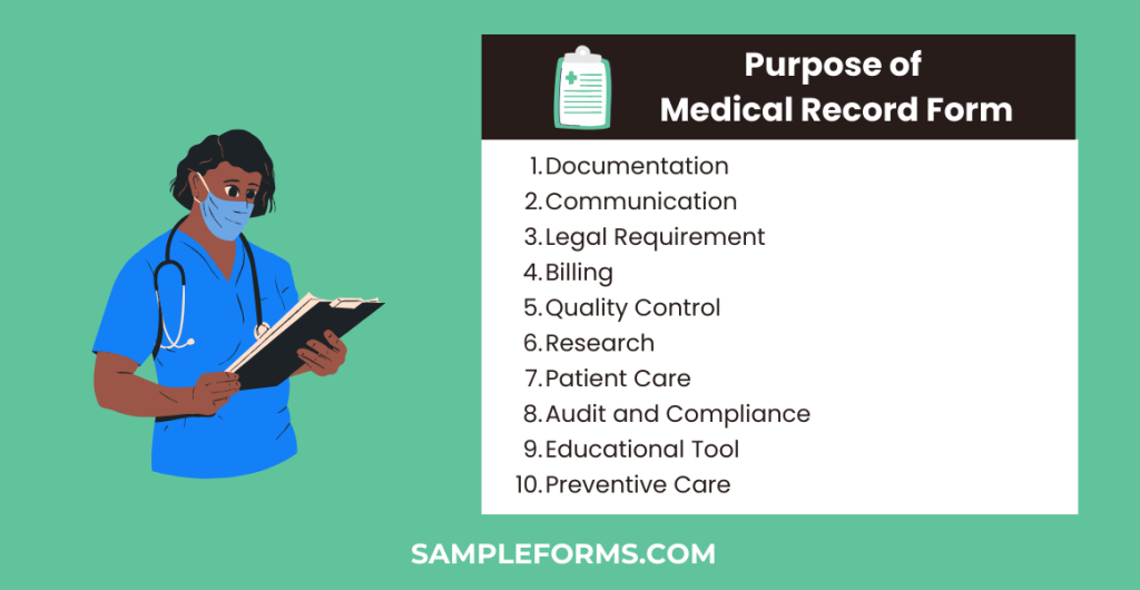 purpose of medical record form 1024x530