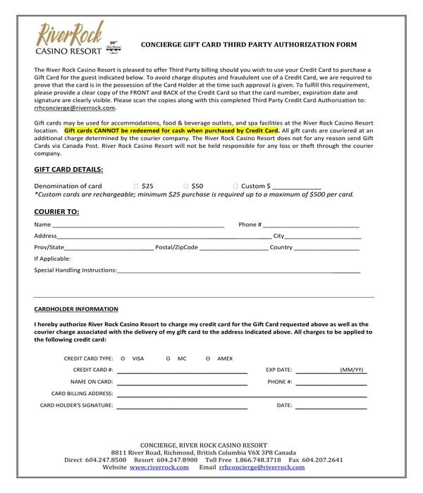 FREE 8+ Third Party Authorization Forms in PDF | MS Word
