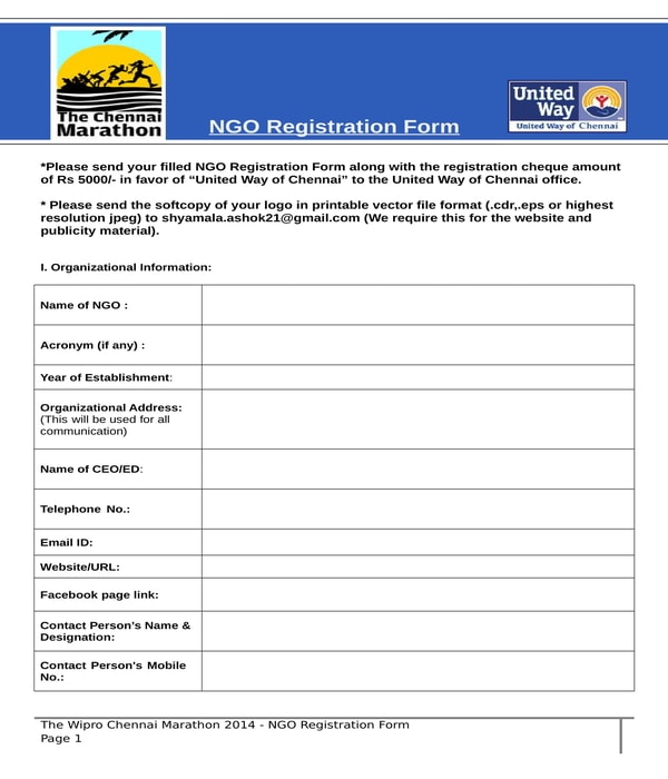 ngo registration form in doc