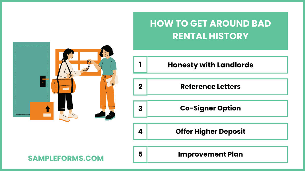 how to get around bad rental history