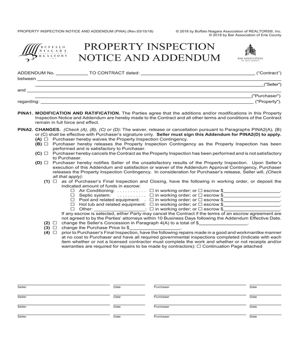 FREE 15+ Real Estate Addendum Form Samples, PDF, MS Word, Google Docs