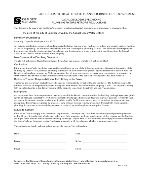 FREE 15+ Real Estate Addendum Form Samples, PDF, MS Word, Google Docs