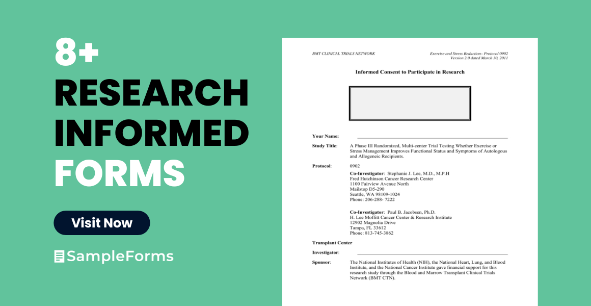 research informed form