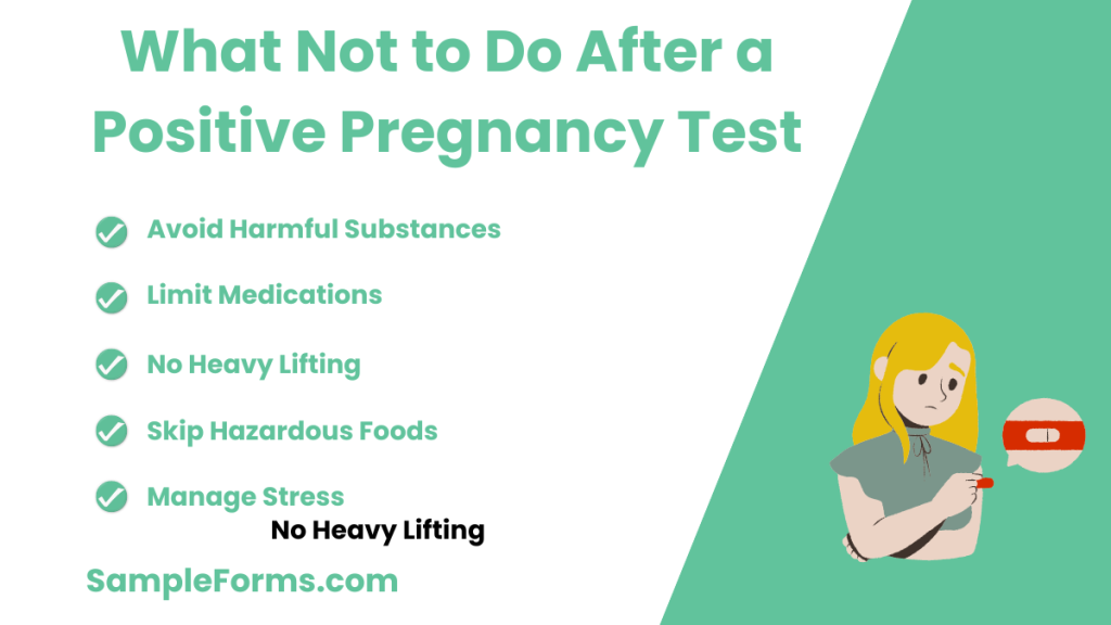 what not to do after a positive pregnancy test 1024x576