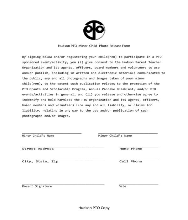 FREE 10+ Minor Photo Release Forms in PDF MS Word