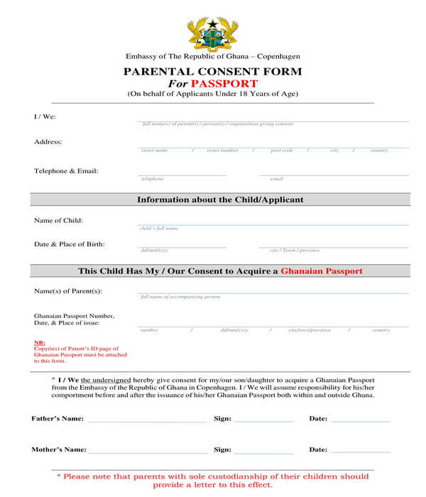 free-4-passport-consent-forms-in-pdf