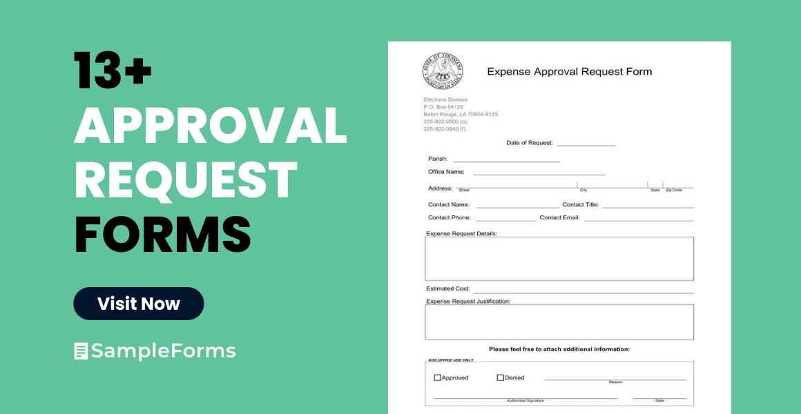 approval request form
