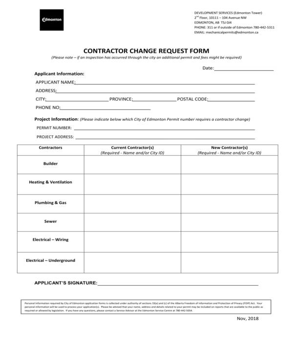 FREE 15+ Change Request Forms in PDF MS Word Excel