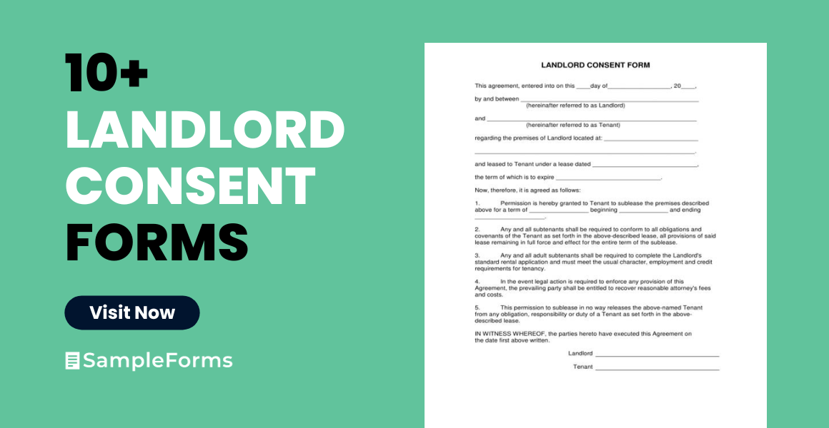 landlord consent form