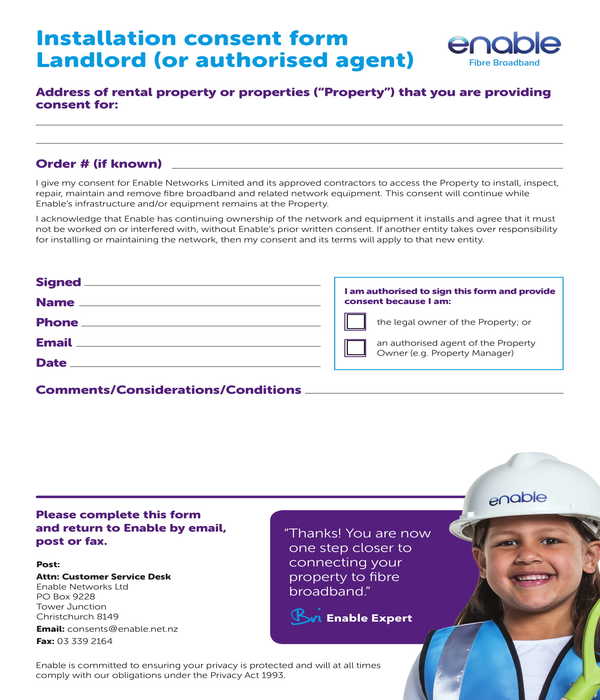 Free 10 Landlord Consent Forms In Pdf Ms Word 5868