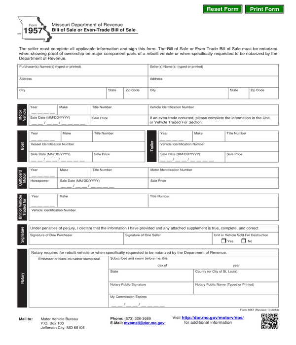 motorcycle even trade bill of sale form