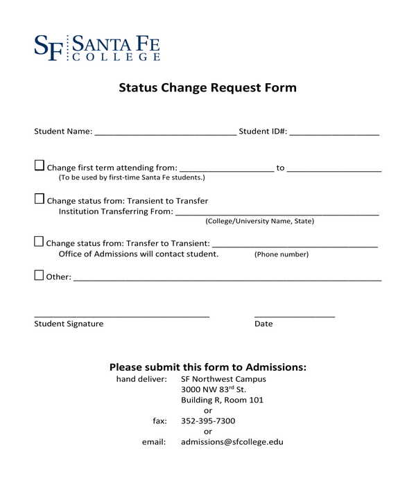 FREE 15+ Change Request Forms in PDF MS Word Excel