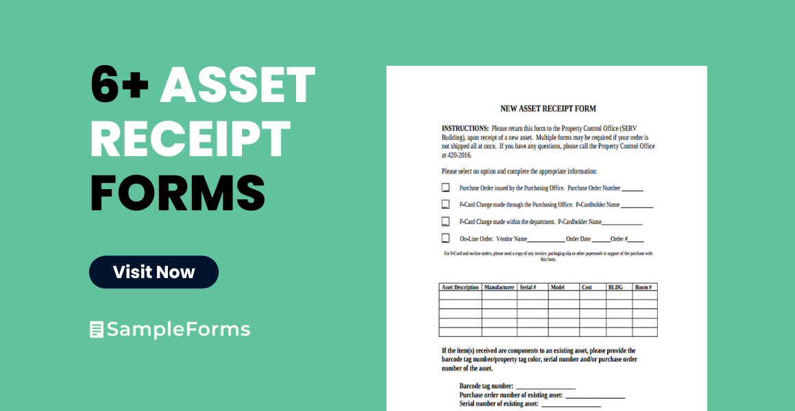asset receipt form