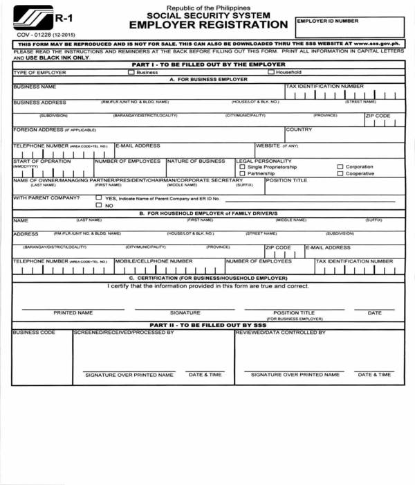 business employer registration form