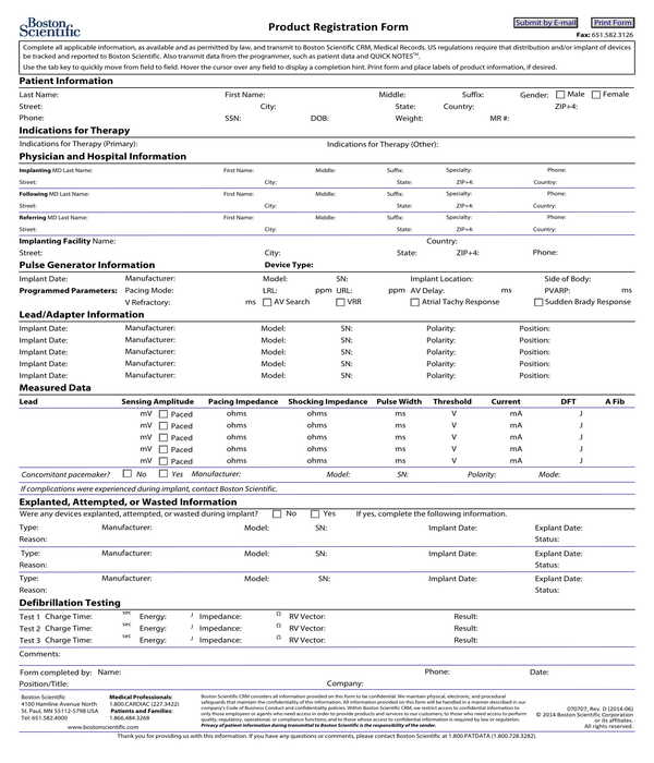Register Product Sample FREE 5+ Product Registration Forms in PDF