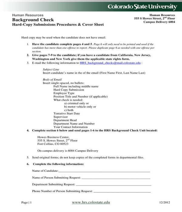 background check investigation authorization form