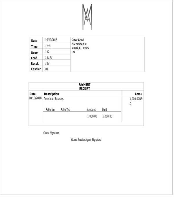 cash payment receipt form template in doc
