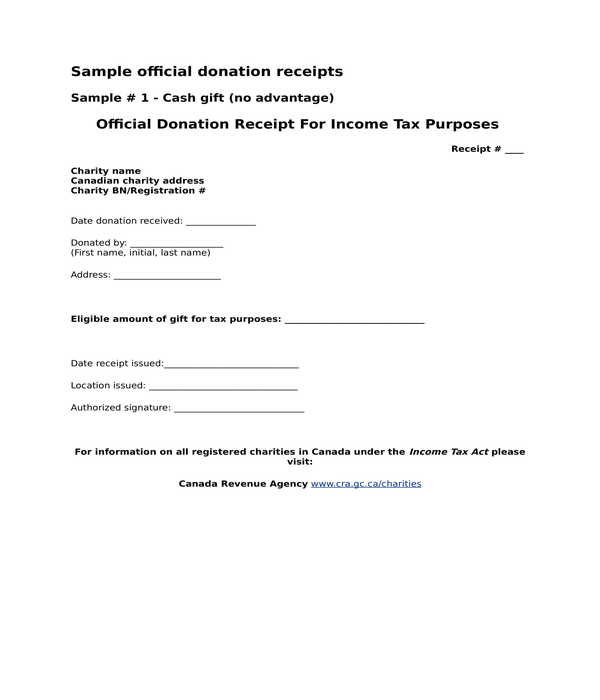 FREE 5+ Donation Receipt Forms in PDF | MS Word