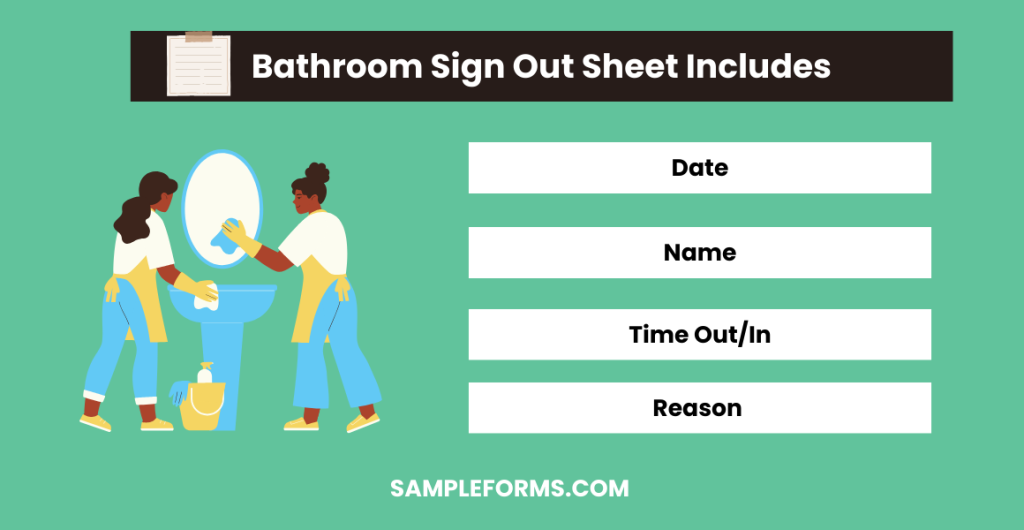 bathroom sign out sheet includes 1024x530